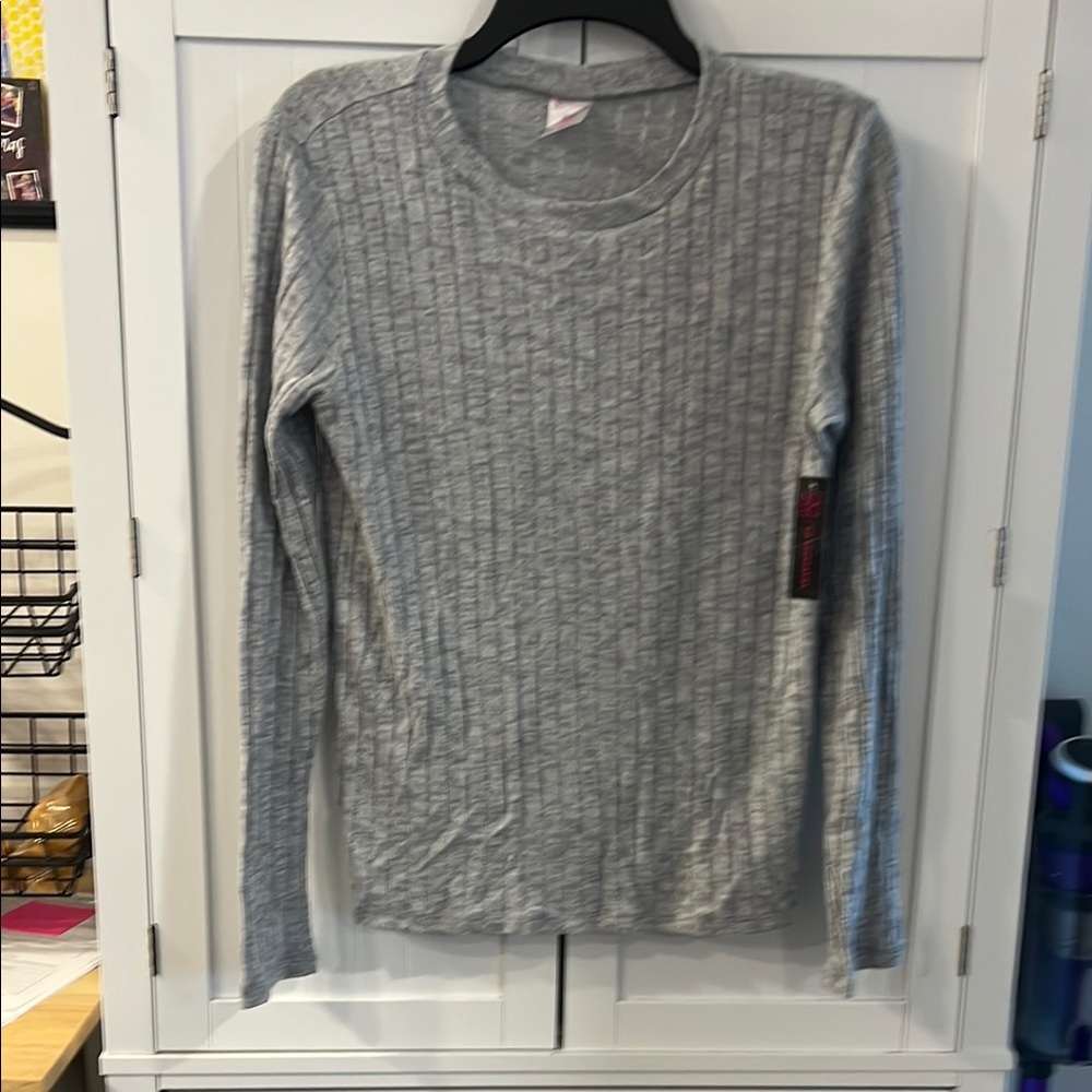 No Boundaries Gray Sweater